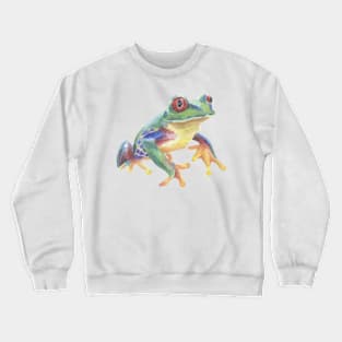 Tropical green frog Crewneck Sweatshirt